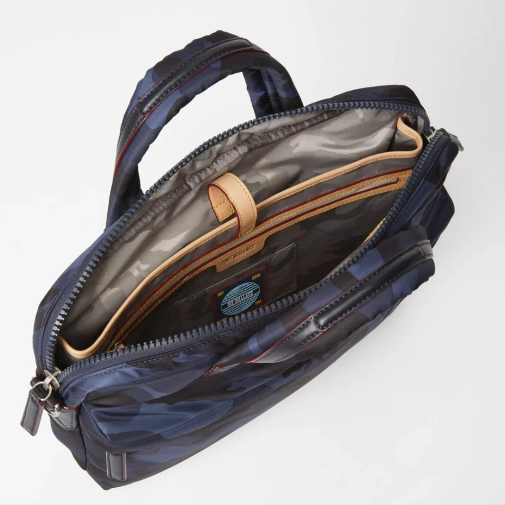 MZW Blue Camo Bleecker Slim Brief XS